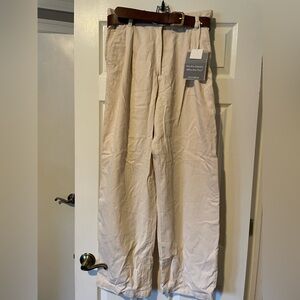Pull&Bear Cream Chinos for Men
